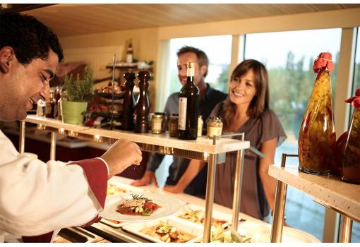 Se nos ofrecen exquisitas creaciones culinarias